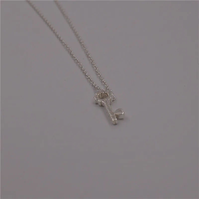 Colgantes de plata de ley 925 пробы серебряный кулон ожерелье для женщин Colgante piedra натуральный - Окраска металла: 915302520 45cm 21mm