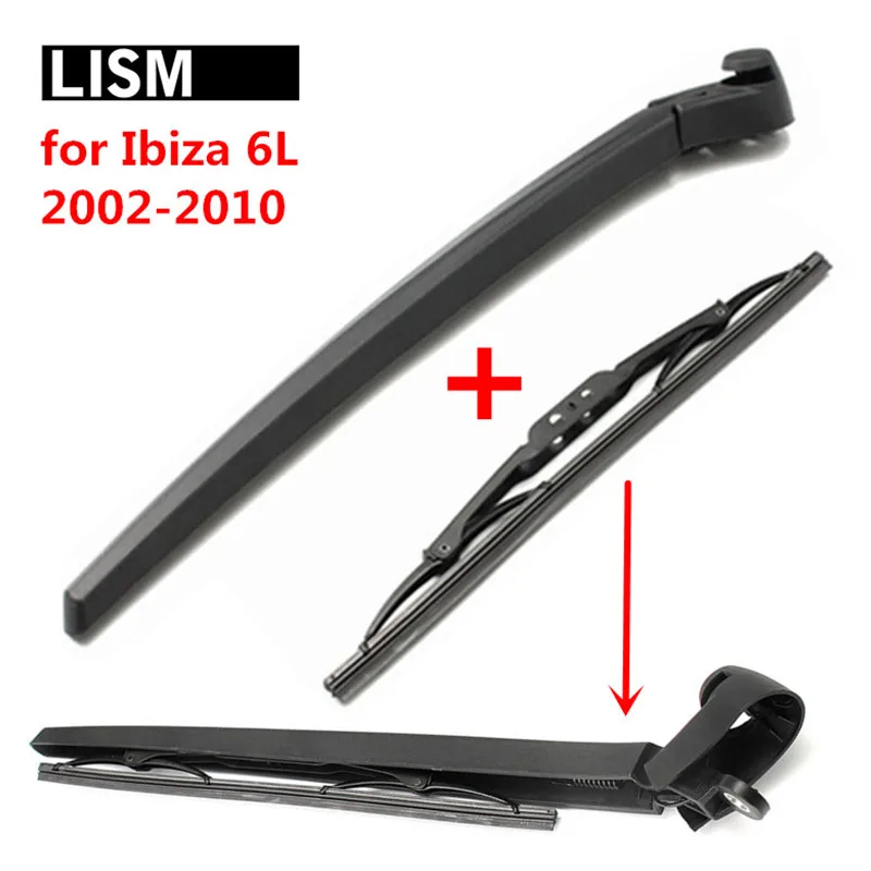 

Newest for Seat Ibiza 6L 2002-2010 Rear Windshield Wiper Blades Refill Brushes for Car Janitors Back Window Windscreen Washer