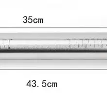 Роллинг штифт Точная Нержавеющая сталь регулируемая толщина тесто ролик прочный со шкалой инструмент для выпечки для ребенка
