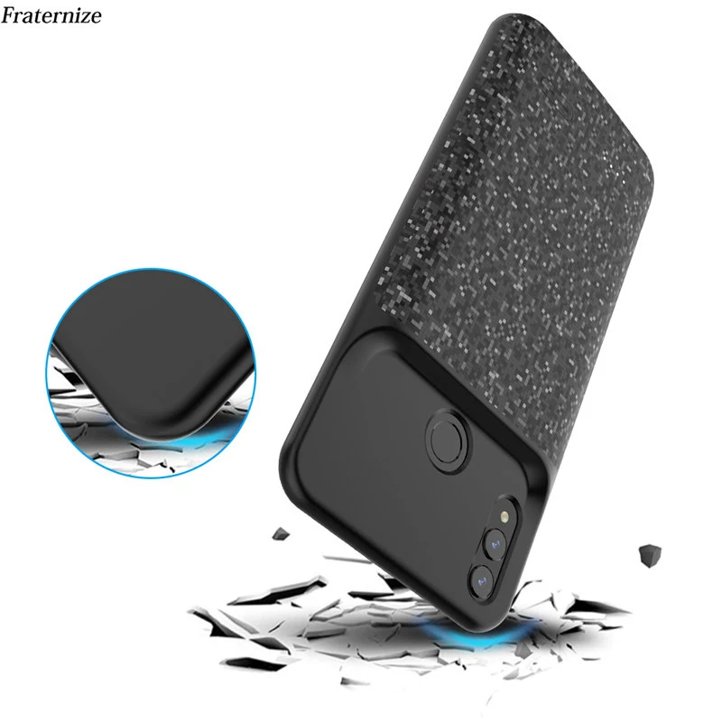 5000mAh Silicone shockproof Battery Charger Case For Huawei Honor 8X Cases Charging Back Cover font b