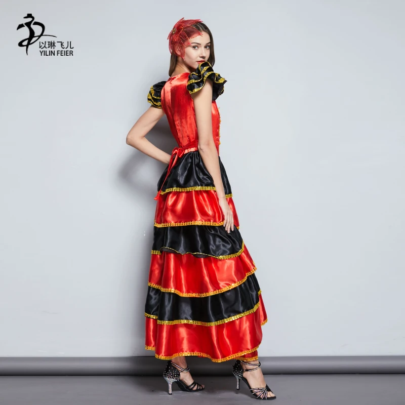 Карнавальный костюм для фламенко испанская юбка 360|dress stitch|skirt clothingdress crinoline |