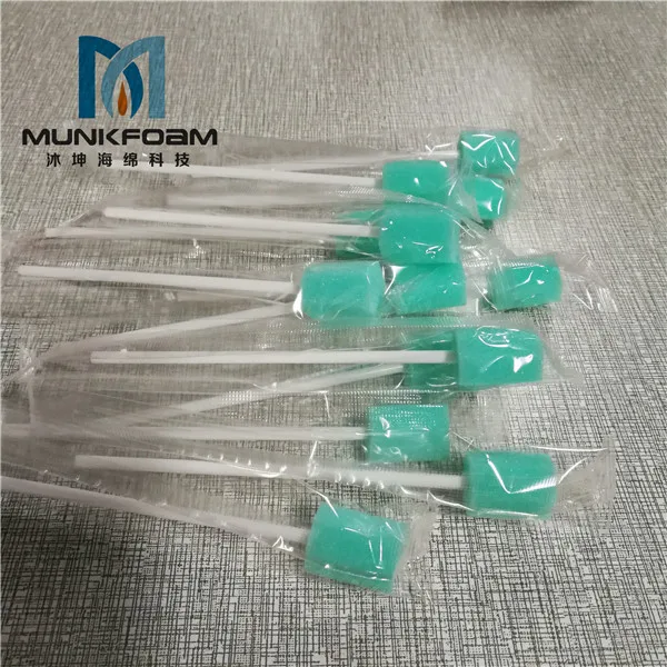Одноразовые оральный swabsticks спонжевой кисти чистка зубов рот Очищающая щетка для
