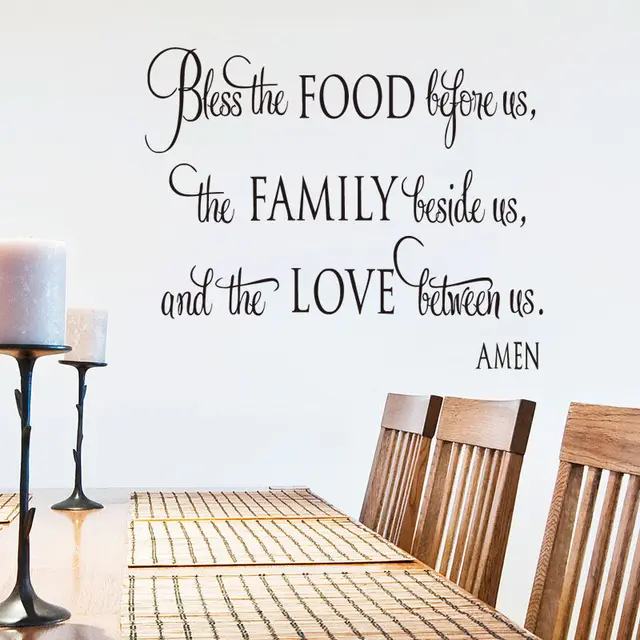 Special Offers Bless The Food Before Us Wall Sticker Quotes Dining Room Vinyl Decal Kitchen Home Decor Living Room Wall Decoration Decals D099 Special Offers Bless The Food Before Us Wall Sticker Quotes Dining Room Vinyl Decal Kitchen Home Decor Living Room Wall Decoration Decals D099