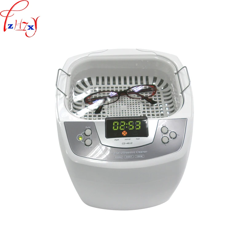 Ultrasonic cleaning machine CD-4810 household intelligent ultrasonic cleaning machine to clean the glasses razor 220V Ultrasonic cleaning machine CD-4810 household intelligent ultrasonic cleaning machine to clean the glasses razor 220V