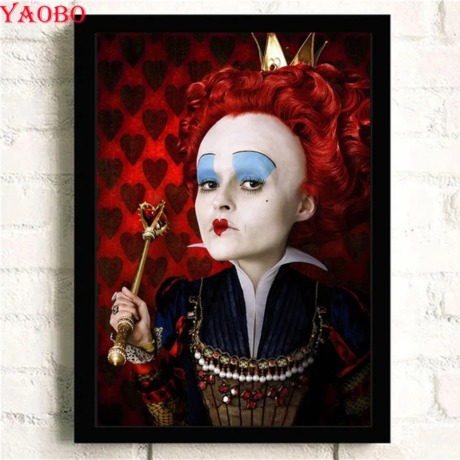 

DIY square round Diamond Painting Alice In Wonderland Cross Stitch needlework Diamond Embroidery Pattern rhinestones decoration