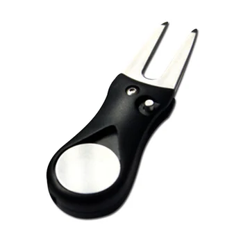 

Fold Golf Tool Repair Stainless Steel Switchblade Tool Pitch Golf Pitchfork Golf Accessories Putting Green Fork