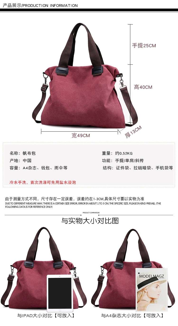 Новая простая Большая вместительная дизайнерская холщовая женская сумка, модная женская сумка через плечо, Повседневная сумка для покупок