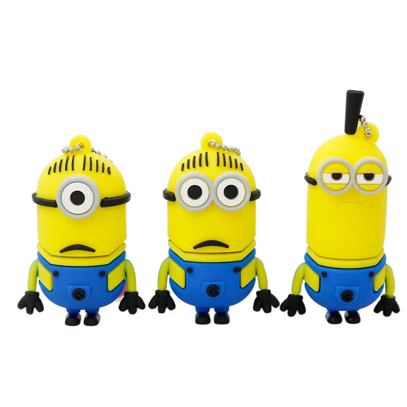 

pen drive minion USB flash drive 100% real capacity 3 model pendrive cartoon usb stick 16g/8g/4g flash memory stick flash card