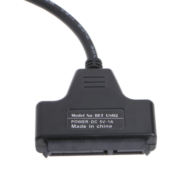USB 2,0 type A To 22Pin(7+ 15) SATA Кабель-адаптер внешняя мощность для CD/DVD-ROM