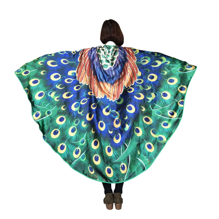 

SPECIAL Breezy Peacock Scarf Dance Performances Prop Soft Sheer Shawl Nymph Pixie Costumes For Adults Halloween Dance Costumes