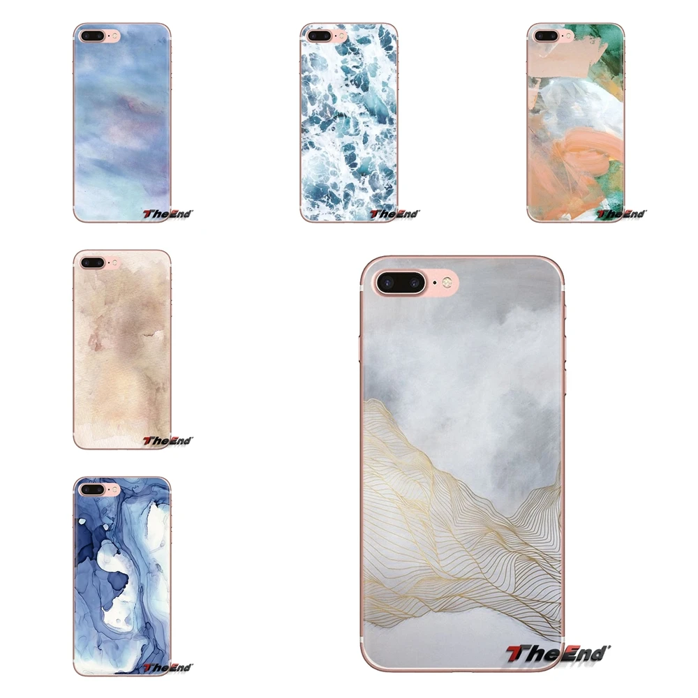 

TPU Covers For HTC One U11 U12 X9 M7 M8 A9 M9 M10 E9 Plus Desire 630 530 626 628 816 820 830 Wonderful Watercolor Texture Design