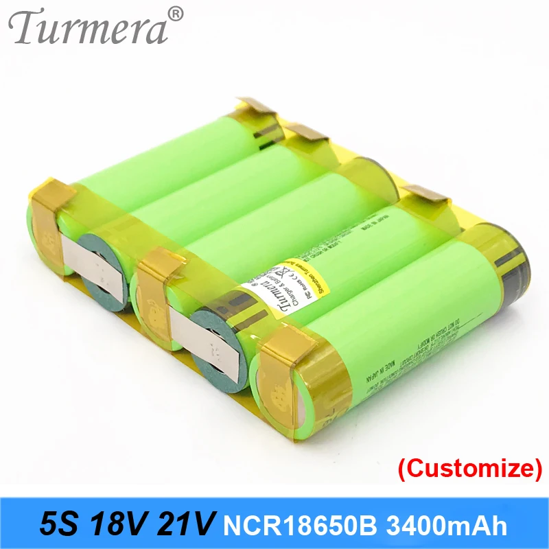 18650 battery 3400mah ncr18650b 12.6v 16.8v 21v battery for screwdriver battery weld soldering strip customize battery Turmera 18650 battery 3400mah ncr18650b 12.6v 16.8v 21v battery for screwdriver battery weld soldering strip customize battery Turmera