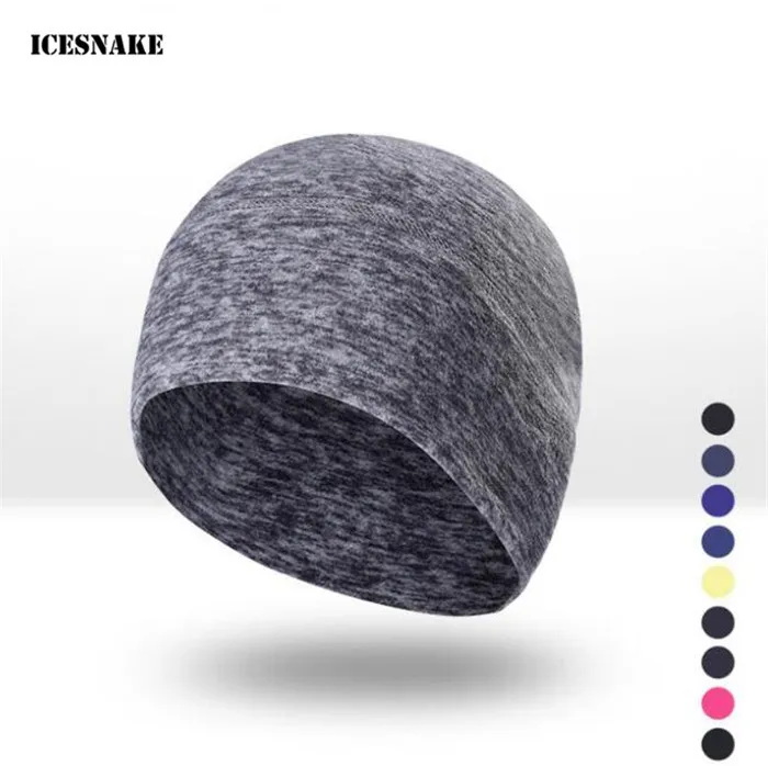 

ICESNAKE Outdoor Cycling Bicycle Cap Outdoor Sports Running Riding Bike Fleece Hats Men Women Sports Headband Caps