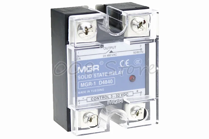 Магер SSR 40A 480V DC-AC твердотельное реле качество Товары MGR-1 D4840