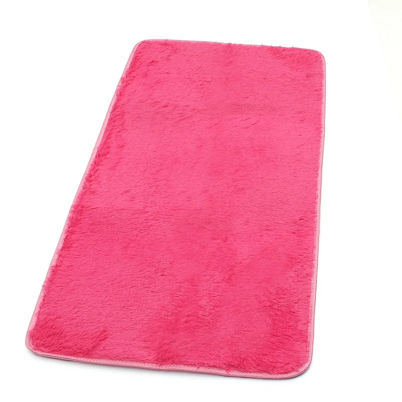 Rose red 13 видов цветов, 60x120 см, нескользящий коврик, ворсистый ковер для ванной, коврик для ванной комнаты, горизонтальные полосы, ковры для спальни, коврики - Цвет: Rose red