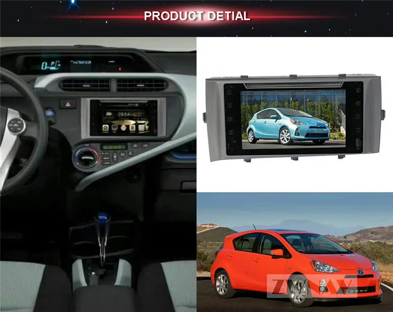 Discount 8 Inch Android 8.0 RAM 4GB ROM 32GB Car DVD Car Radio Screen GPS Navigation SAT NAV For Toyota Prius 2014 2015 2016 14