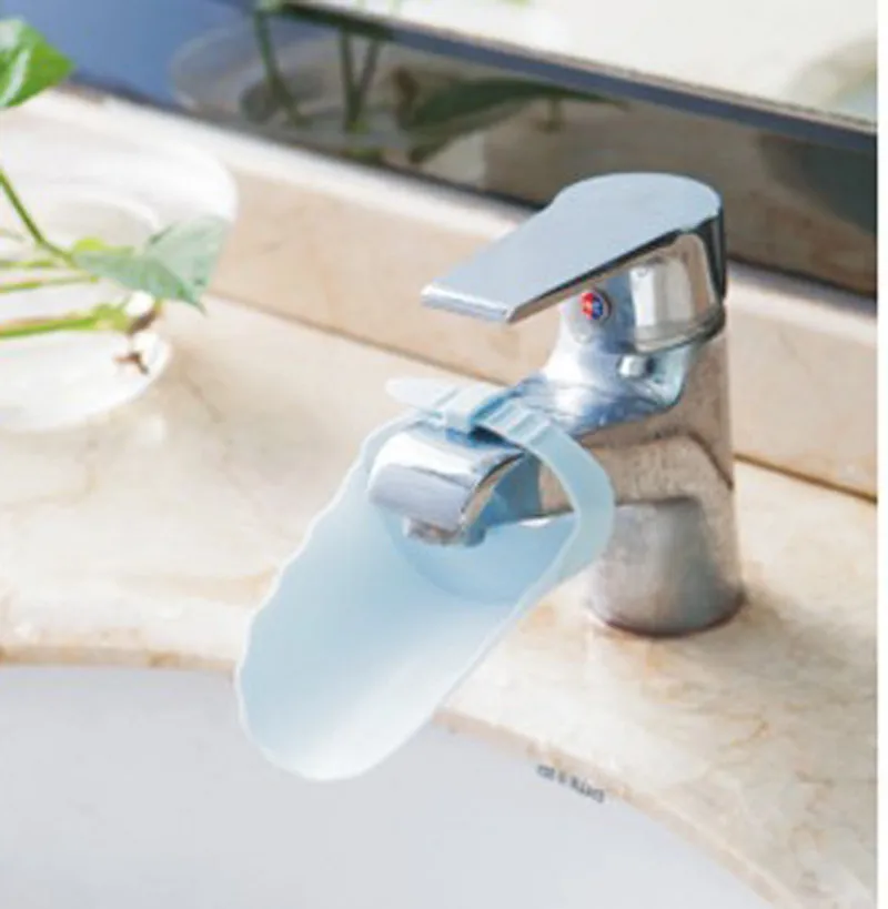 

Faucet Extender Solid Color Sink Handle Extension Toddler Kid Children Hand Wash for Baby Kids Hand Washing Trough Bathroom