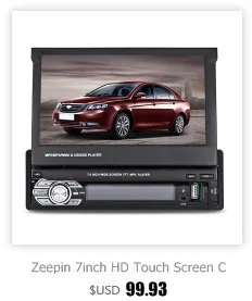 Zeepin Universal 9601 MP5 Car Multimedia Player 7.0 Inch HD Touch Screen Bluetooth FM Radio Steering Wheel Remote Control