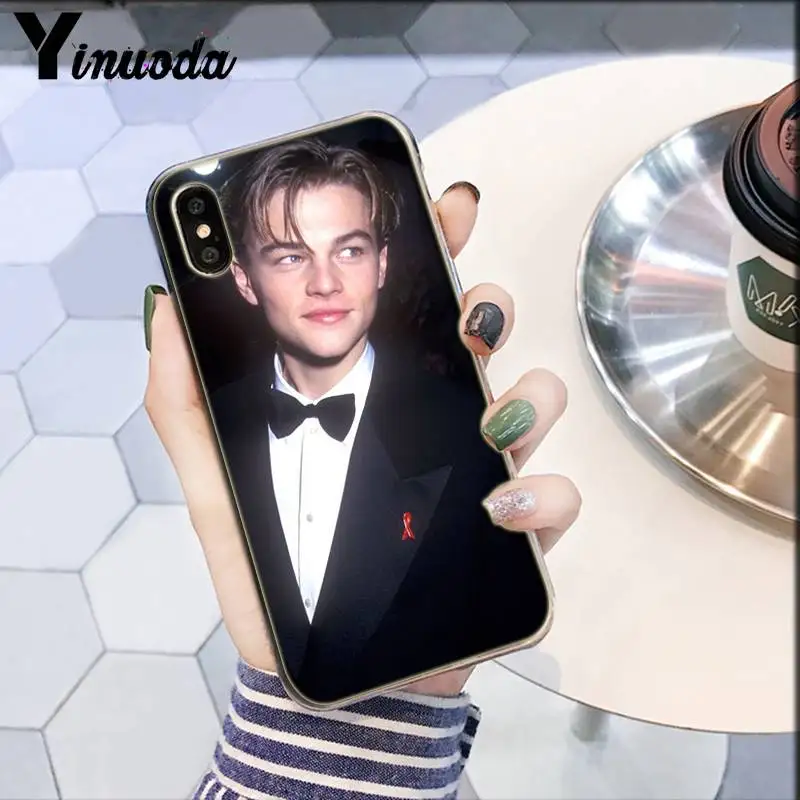 Yinuoda Leonardo Di Caprio young leo чехол для телефона с узором для iPhone 6S 6plus 7plus 8 8Plus X Xs MAX 5 5S XR 11 11pro 11promax