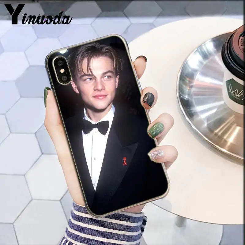 Yinuoda Leonardo Di Caprio young leo чехол для телефона с рисунком iPhone 6S 6plus 7 7plus 8 8Plus X Xs MAX 5 5S XR 11 11pro