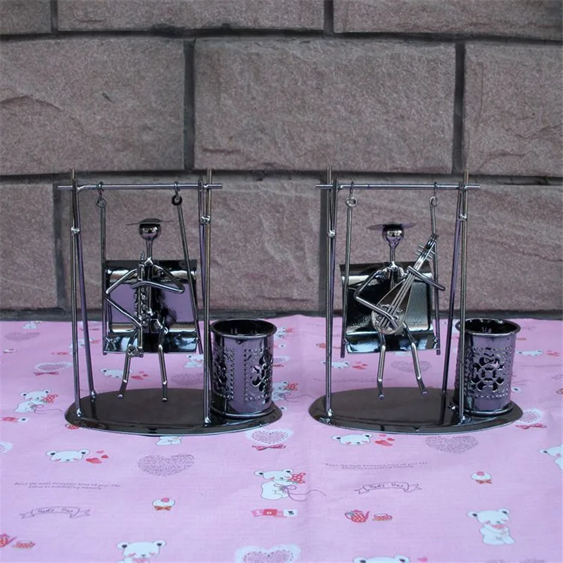 Металлические качели стиль ручка контейнер винтажные креативные фигурки