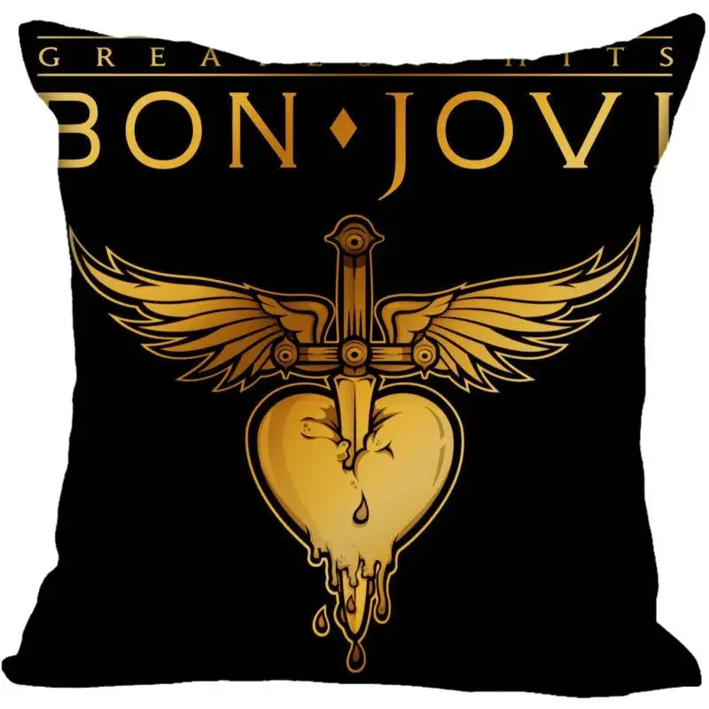 Горячая Распродажа, наволочка Bon Jovi 33X33 см, 40X40 см(с одной стороны) Домашние наволочки