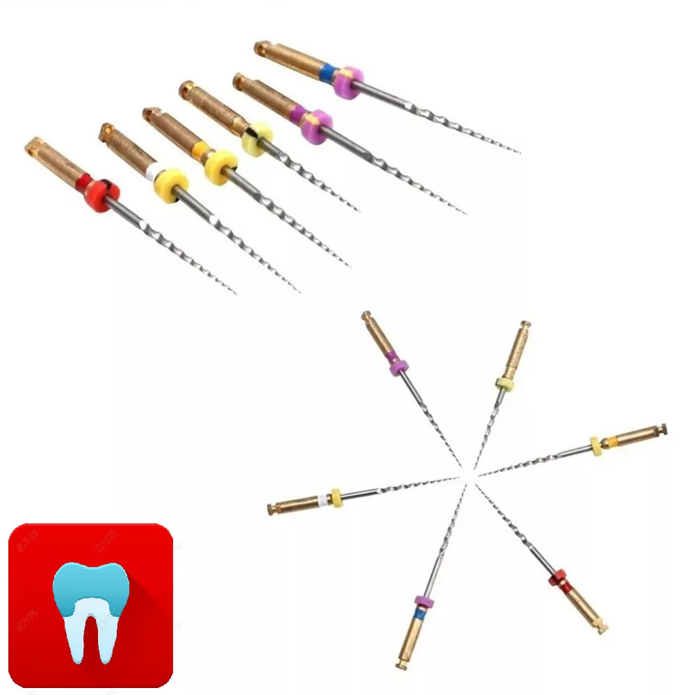 12 шт./компл. стоматологические Файлы подкачки гибкие роторные эндодонтические 21 мм и 25 мм SX-F3 никелевые типаны файлы корневого канала стоматологические материалы