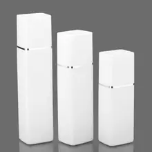 1 шт. Новые квадратные бутылки 300 мл 400 мл 500 мл белые высококачественные пустые бутылки с насосом и лосьоном