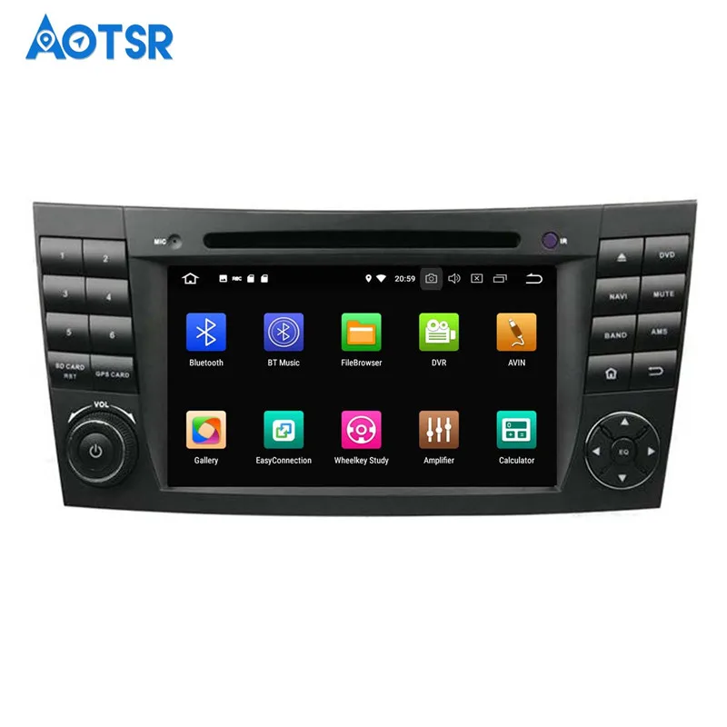 Discount Android 7.1 8.0 Car GPS navi multimedia For Mercedes Benz GE Class W211 W463 W209 W219 no DVD player tape recorder audio wifi 9