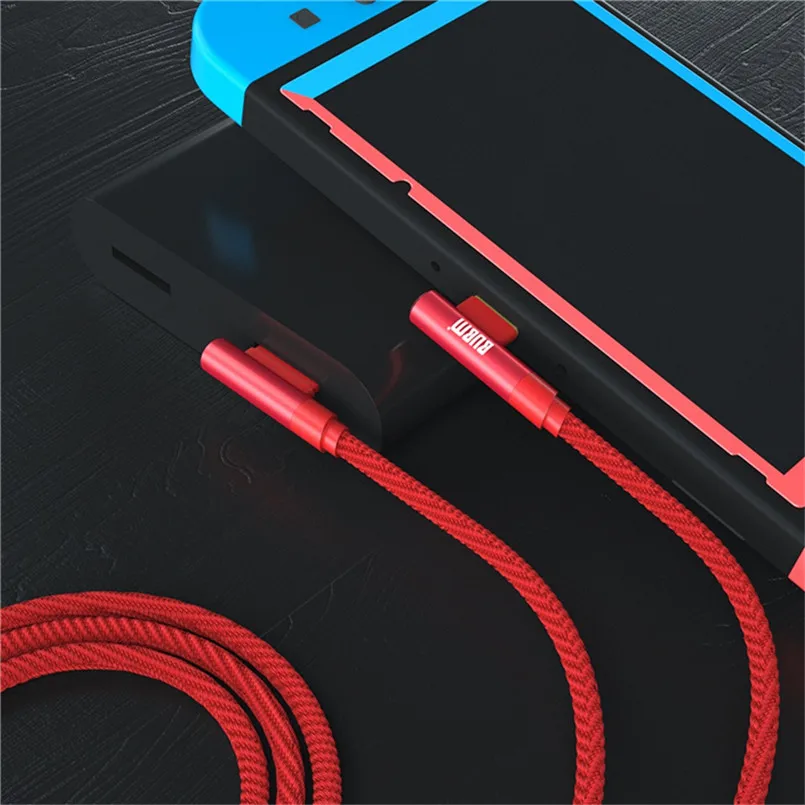 Тип C USB кабель для передачи данных для nintendo Switch игры зарядное устройство линии type-C линия передачи данных USB линии NS игры консольные