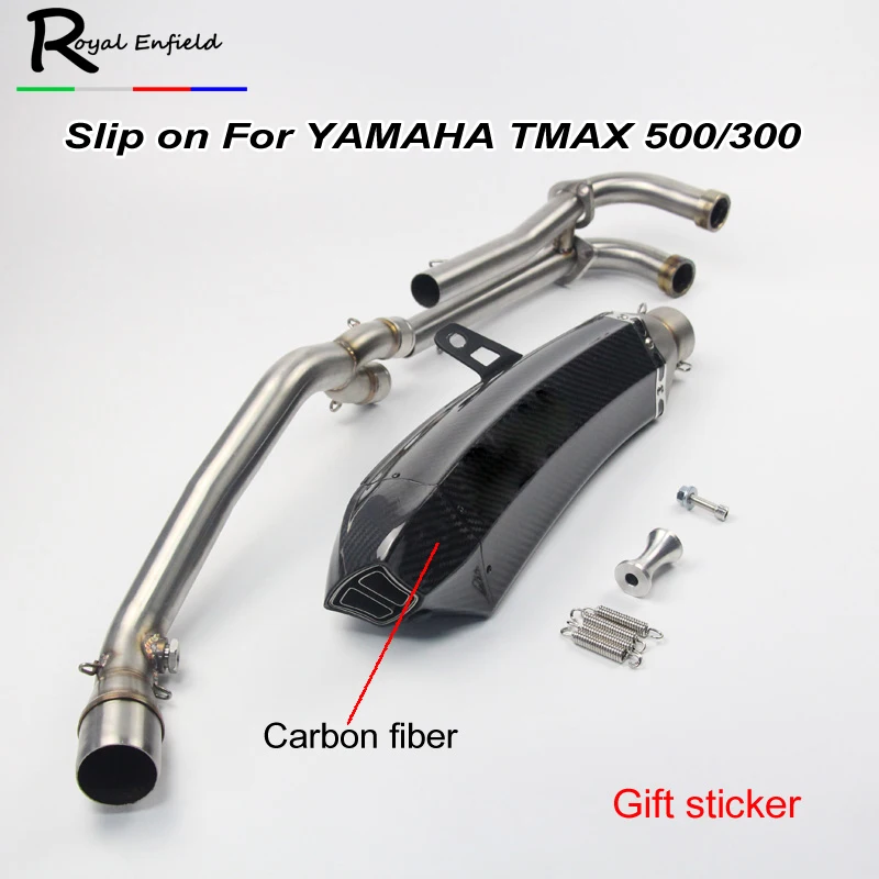 Tubo Di Scarico Completo Per Yamaha Tmax 500/530 2001-2016 - Con DB Killer - Foto 10