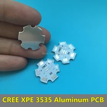 20 шт. CREE XPE 3535 светодиодный алюминиевый печатной платы 1 Вт 3 Вт cree светодиодный s SMD радиатор в виде пластины 20 мм Пустой PCB