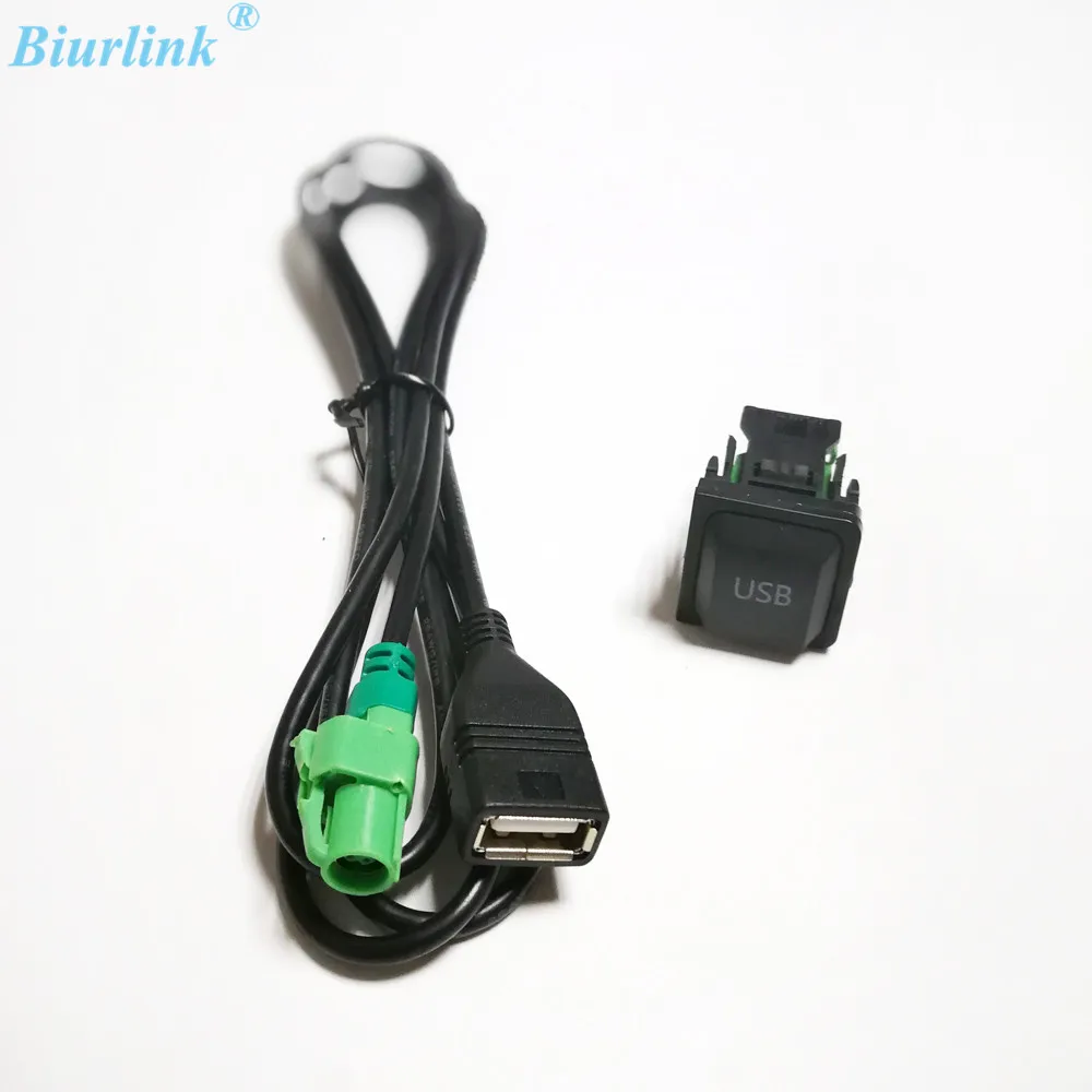 Biurlink автомобильное радио головное устройство расширение USB разъем Набор USB адаптер кабель для Kenwood Pioneer Alpine