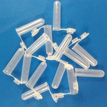 

100pcs/lot 5ml Clear Plastic Centrifuge Tubes 4ml Scale with snap cap Round Bottom Sample Tube Chemistry Experiment Supplies
