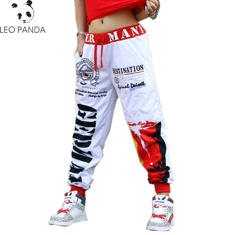 New-Pattern-Fashion-Doodle-Easy-Leisure-Time-Pants-Suit-dress-Hiphop-Jazz-Practice-Show-Clothing-Dance