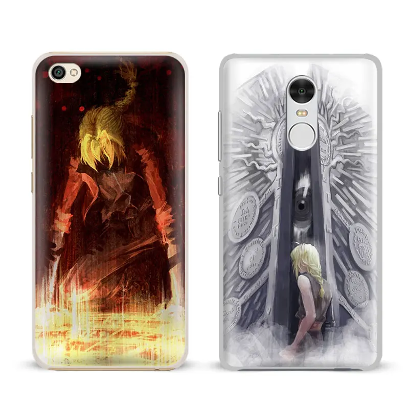 

FullMetal Alchemist Anime Phone Case Shell Cover For Xiaomi Redmi Note 4 4X 5A 6 6A PRO Mi 8 5 5S PLUS Max A1 Note 2 3