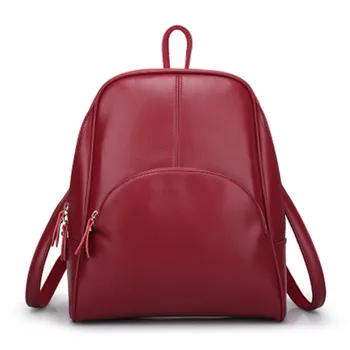

111917 yesetn new hot lady fashion leather backpack female leisure bag
