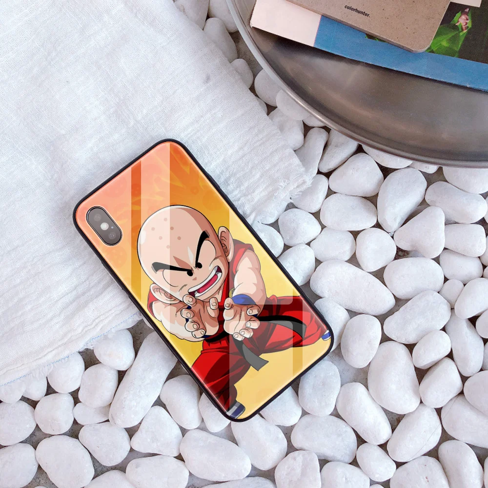 Dragon Ball DIY чехол для телефона для iPhone 7 8 6 S Plus Капа из закаленного стекла заказной Goku чехол для телефона для iPhone X XR XS 11 Pro MAX - Цвет: 20339