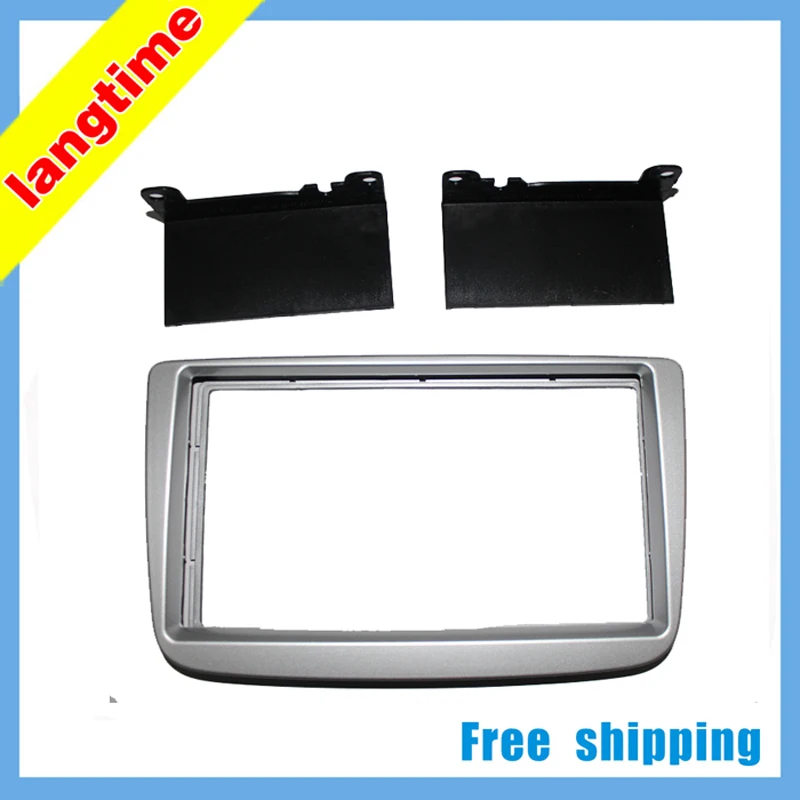 

Free shipping-Car refitting DVD frame,DVD panel,Dash Kit,Fascia,Radio Frame,Audio frame for 2009 Volkswagen Lavida, 2DIN