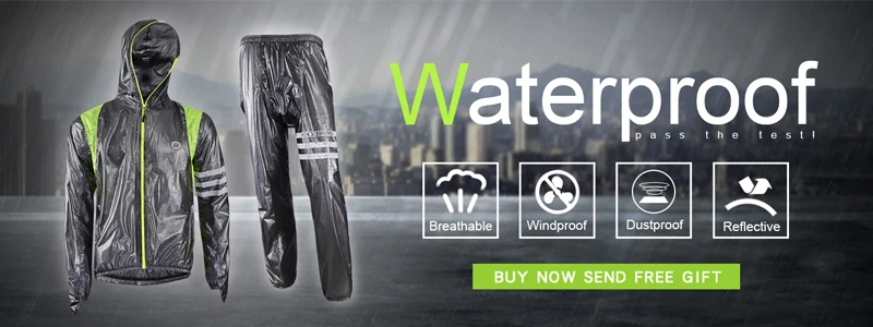 ROCKBROS MTB Cycling Jersey MultiFunction Jacket Rain Waterproof Windproof TPU Raincoat Bike Bicycle Equipment Clothes 3 Colors