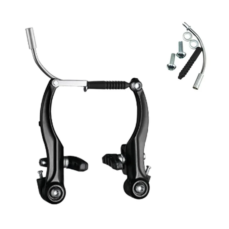 1 Pair 110mm Aluminum Alloy Bicycle Brake Handle Bicycle Brake Full Set Front/Rear Mountain Road Bike Brake Bicycle Accessories