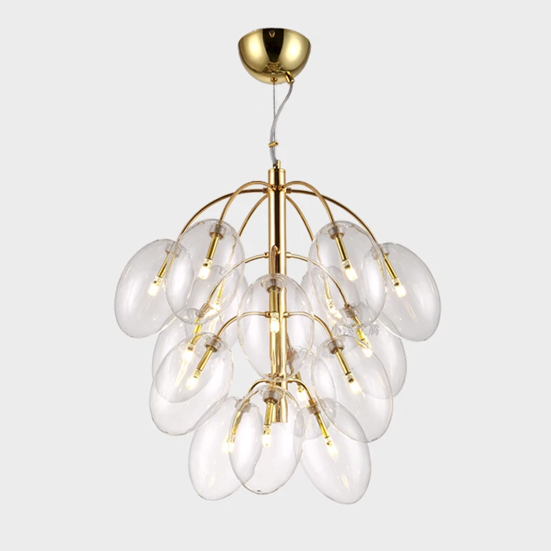 Modern LED Glass Ball Pendant Light grape bunch bubble Pendant Lamp For