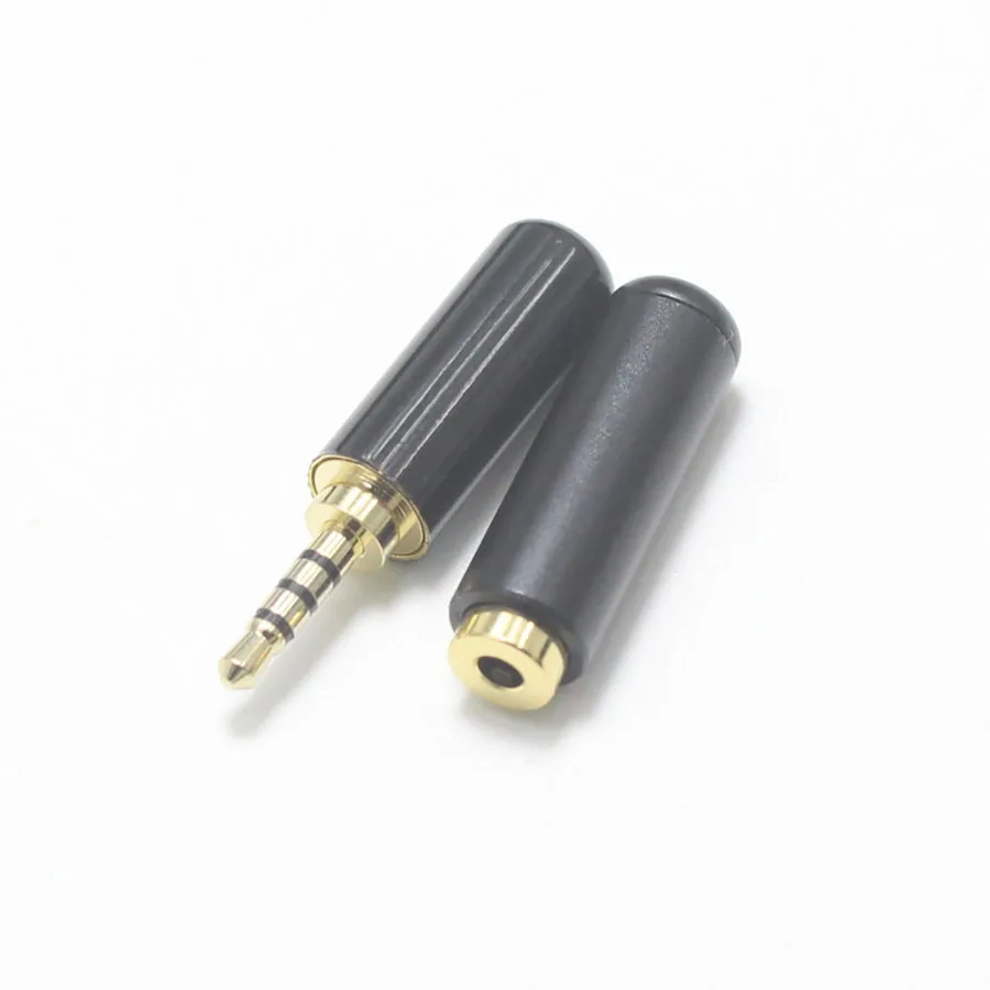 Eclyxun 5 пар 2,5/3,5 мм 4-полюсный аудио стерео штекер/Женский Разъем для наушников для пайки DIY мини-разъем