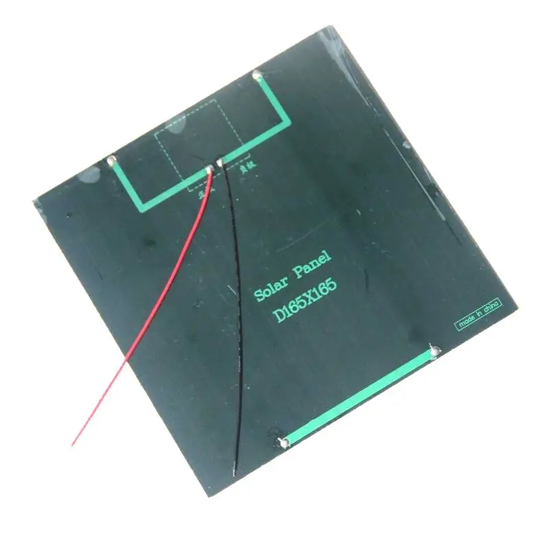 

Monocrystalline silicon solar panels 6V4.5W DIY solar panels 4.5 watts of solar panels connected red and black line 165 * 165m