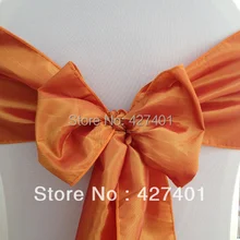 Горячие Продажи Оранжевый Тафта Председатель Sash Для Свадебное Event& Украшение Партии