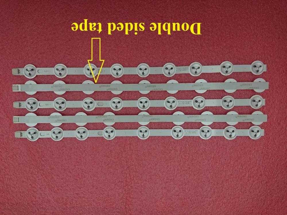 Новый 10 set = 50 шт светодиодный полосы подсветки для 40 "NDV ABC 39PF3025D 40L1333DB P40 светодиодный 13 VES390UNDC-01 VES400UNDC-01 VES400UNDS-02