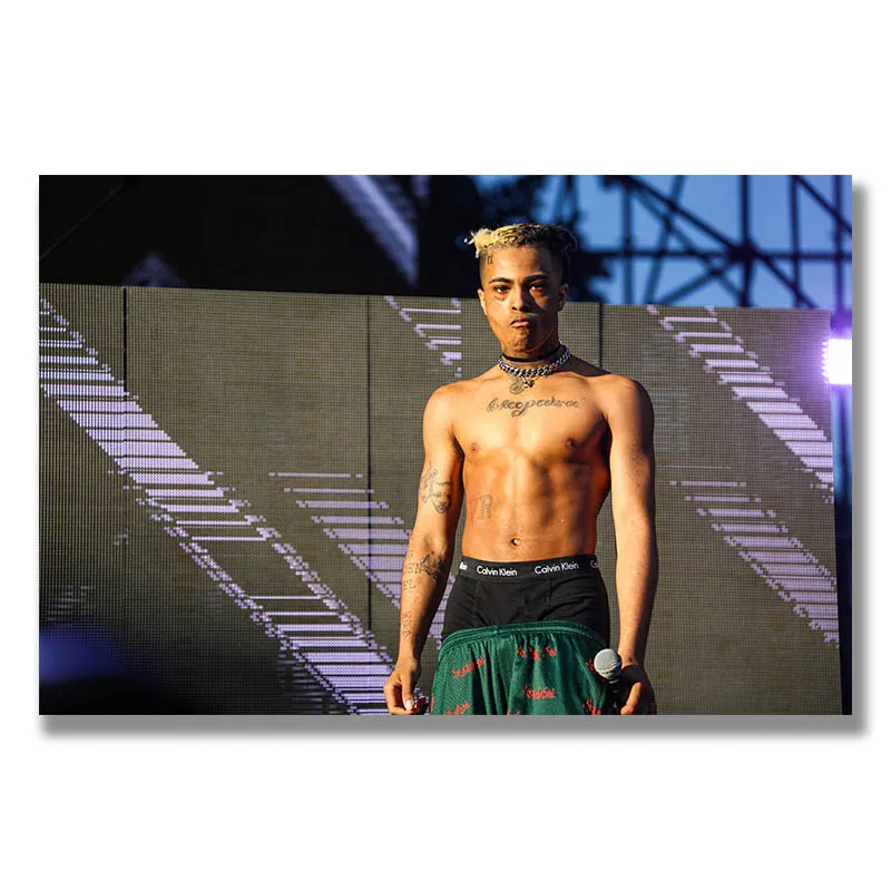 XXXTentacion HipHop Rapper Poster Artwork Wall Decoration 12X18//24x36 inches