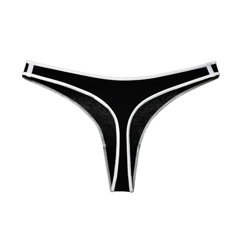 Sexy Women's Cotton G-String Thong Panties String Underwear Women Briefs Soft Lingerie Pants Intimate Ladies Letter Low-Rise9743