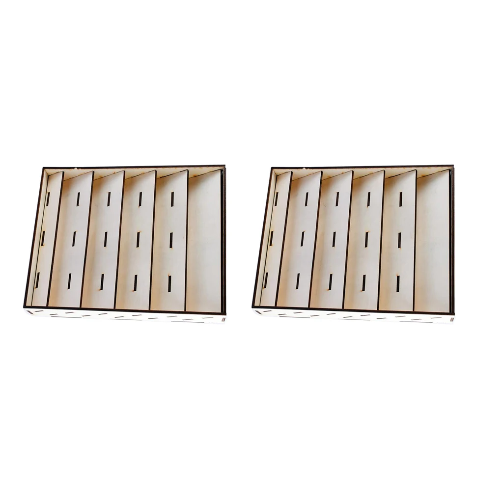 Children Education Store-2pcs DIY Wooden Paint Rack Modular Organizer Tool Storage Stand Tools | Игрушки и хобби
