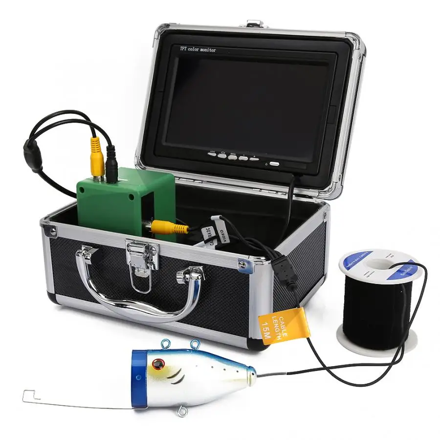 

7 Inch 1000TVL IR Infrared Bright White LED Fish Finder Underwater Fishing Camera Sensor Finder Fishing Tackle Tools